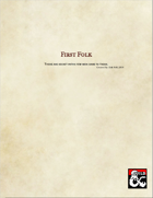 First Folk (5e)