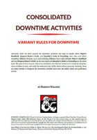 Consolidated Downtime Activities