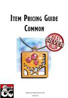 Magic Item Pricing Guide: Common