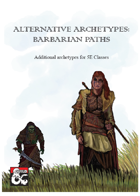 Alternative Archetypes: Barbarian Paths