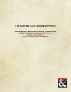 Of Death and Resurrection