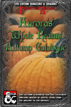 Aurora's Whole Realms Autumn Catalogue