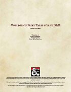 College of Fairy Tales (Bard College)