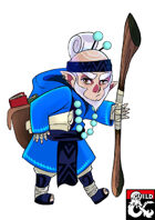 Undar, the Halfling Monk (Pregenerated Character Sheet for D&D 5e)