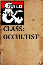 Occultist Class 1.0