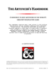 The Artificer's Handbook