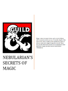 Nebularian's Secrets of Magic