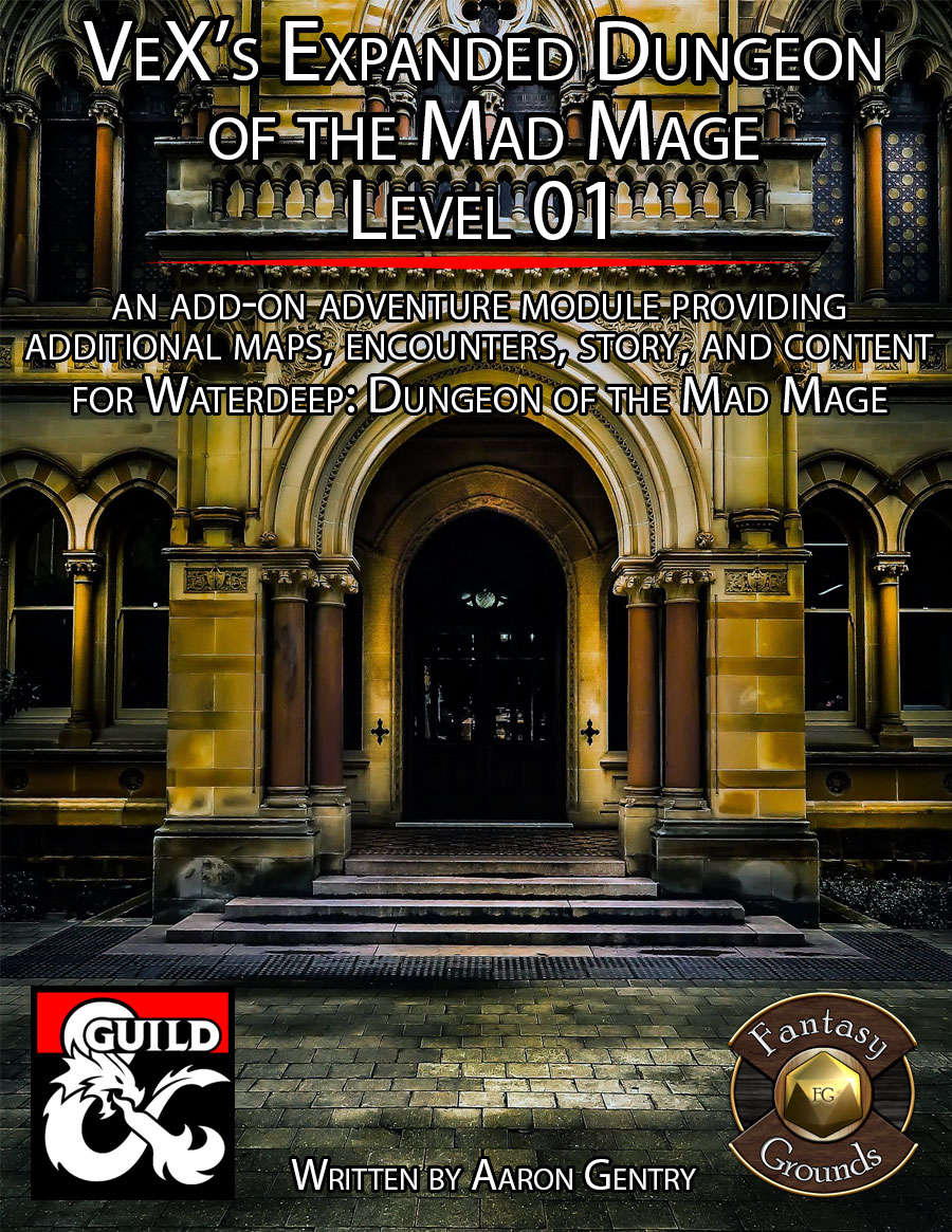 VeX's Expanded Dungeon of the Mad Mage, Level 01 (PDF) - Dungeon