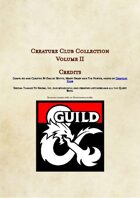 Creature Club Collection Volume 2