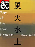 Way of the Four Elements (Revised D&D 5e Monk Subclass)