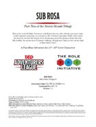 CCC-TRI-23 Sub Rosa (Part Two of the Storm Series)