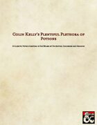 Colin Kelly's Plentiful Plethora of Potions