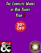 The Complete Works of Rob Twohy Year 1 [BUNDLE]