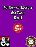 The Complete Works of Rob Twohy Year 3 [BUNDLE]