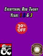 Everything Rob Twohy Years 1 2 & 3 [BUNDLE]