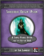 Sorcerous Origin: Psion
