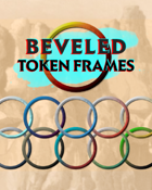 Beveled Token Frames