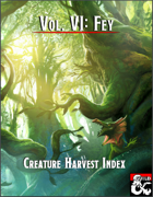 Creature Harvest Index - Fey