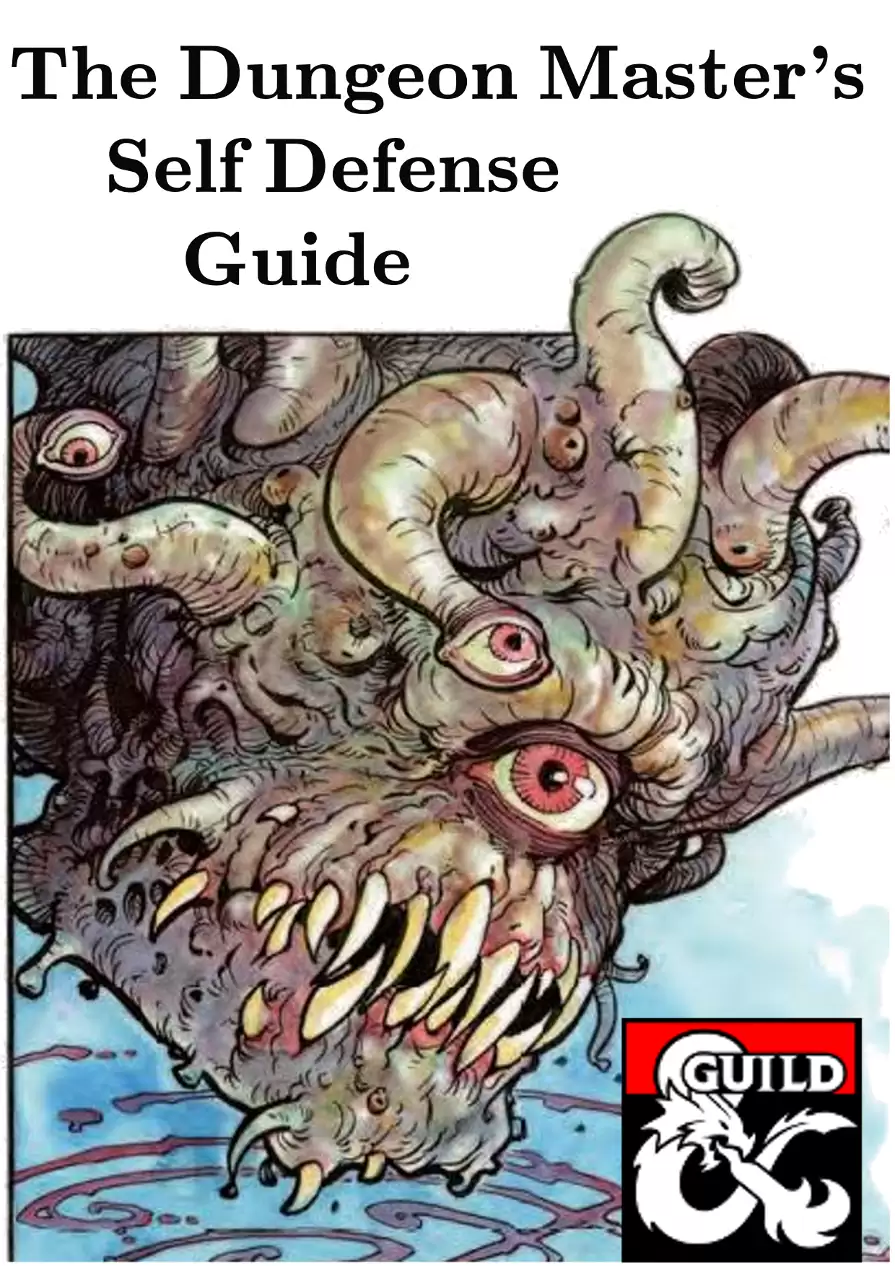 The Dungeon Master's Self Defense Guide - Dungeon Masters Guild ...