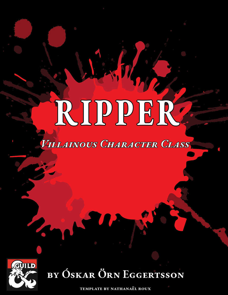 Ripper Class - Dungeon Masters Guild | DriveThruRPG