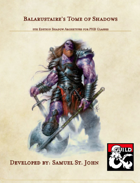 Balarustaire's Tome of Shadows - 5e Shadow Archetypes for Every Class