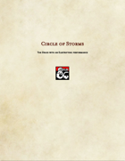Druid Subclass-Circle of Storms