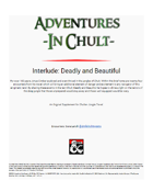 Adventures in Chult: Interlude - Deadly and Beautiful