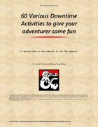 60 Downtime Activity Ideas
