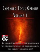 Expanded Focus Options - Volume 1