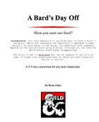 A Bard's Day Off