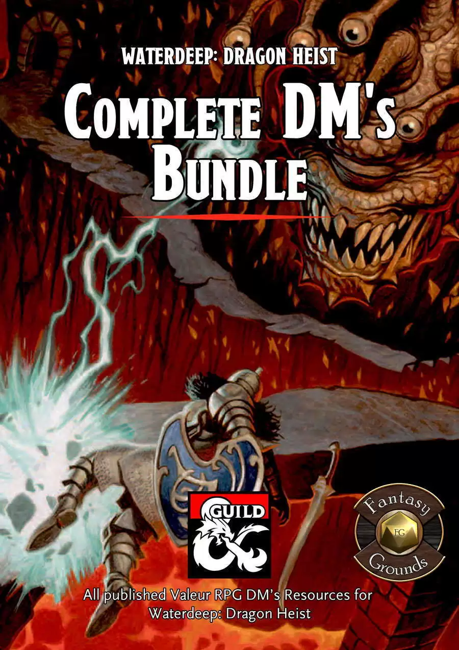 Waterdeep: Dragon Heist Complete DM's Bundle (Guides, Maps, Adventures ...