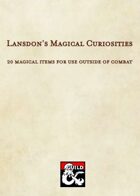 Lansdon's Magical Curiosities