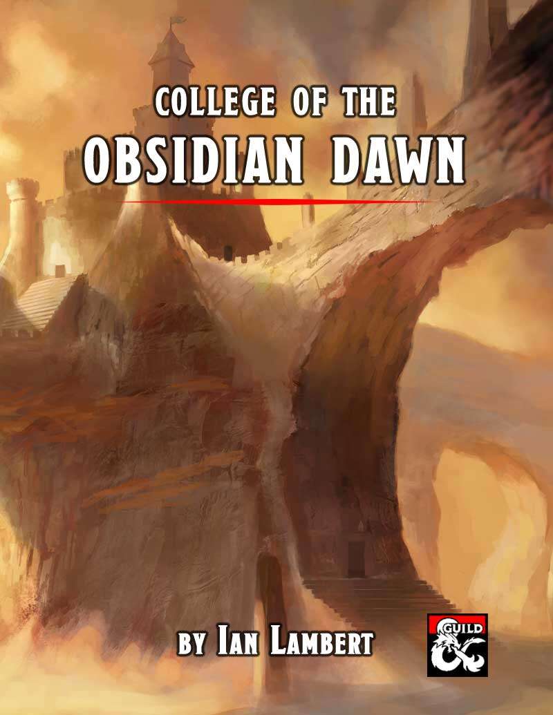 College of the Obsidian Dawn Dungeon Masters Guild DriveThruRPG