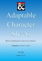 Adaptable Character Sheets