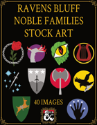 Ravens Bluff Nobles Heraldry Stock Art