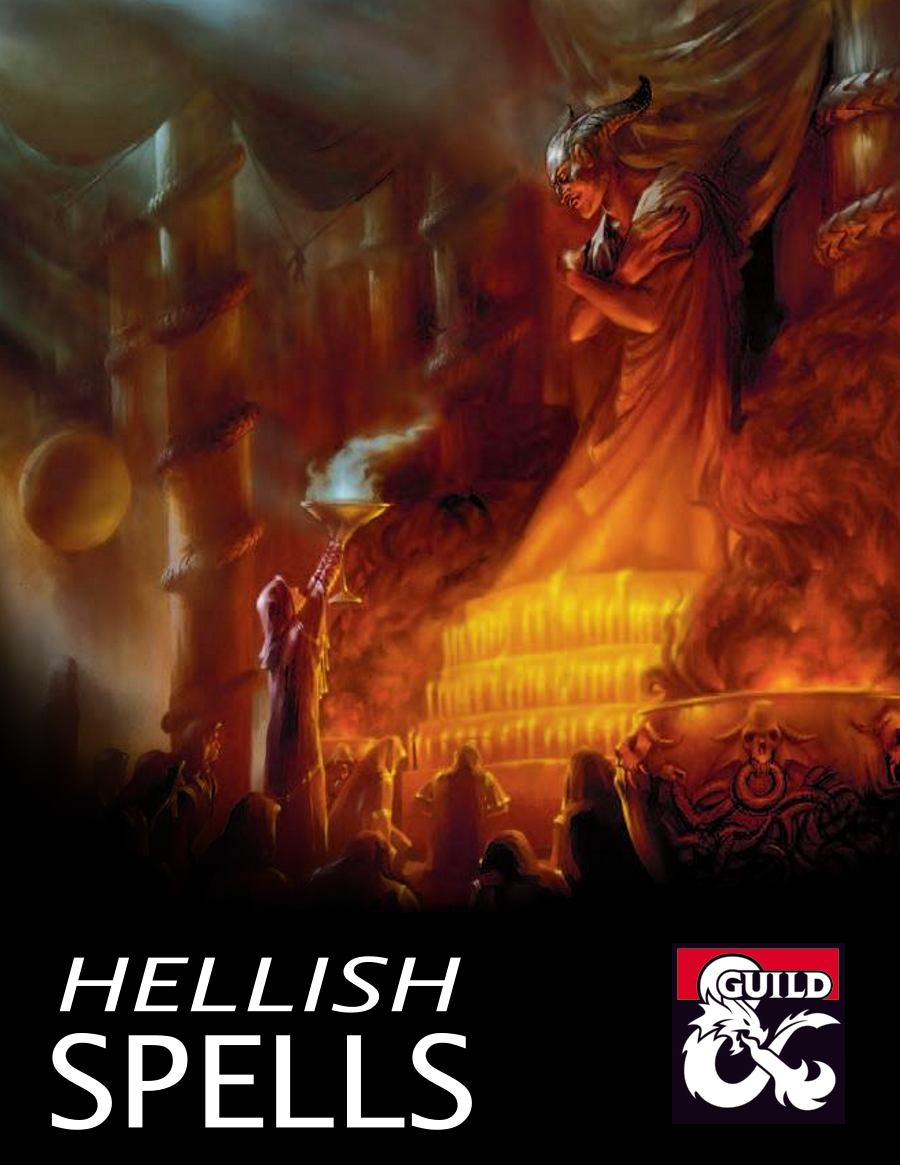 Hellish Spells (5e) - Dungeon Masters Guild DriveThruRPG.com.