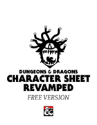 Character Sheet Revamped (Free Version)