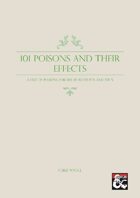 101 Poisons and Their Effects