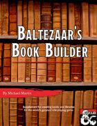 Baltezaar\'s Book Builder