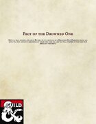 Pact of the Drowned One - A Warlock Class for those drowned but not dead