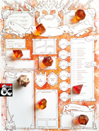 Fireforged Character Sheets Set