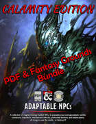 Adaptable NPCs: Calamity PDF & Fantasy Grounds [BUNDLE]