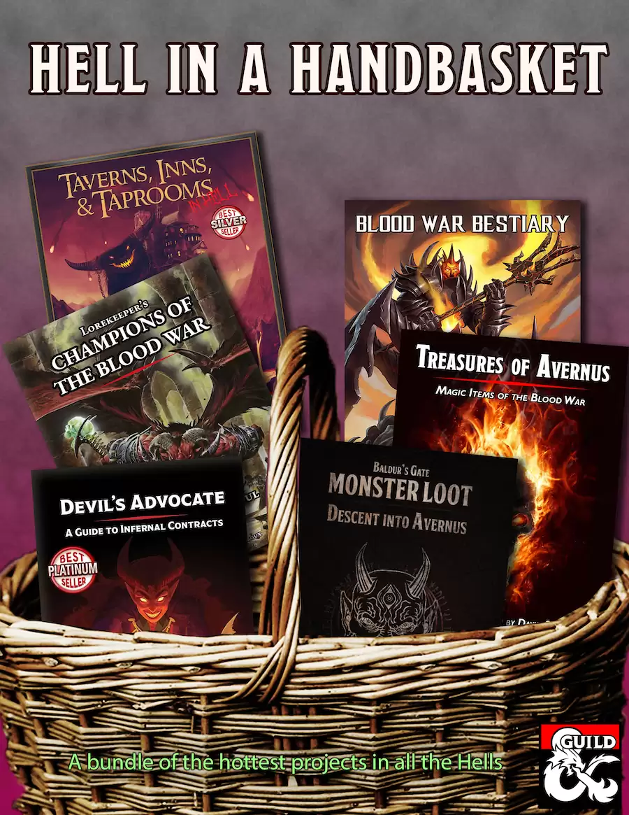Hell in a Handbasket [BUNDLE] - Dungeon Masters Guild | DriveThruRPG