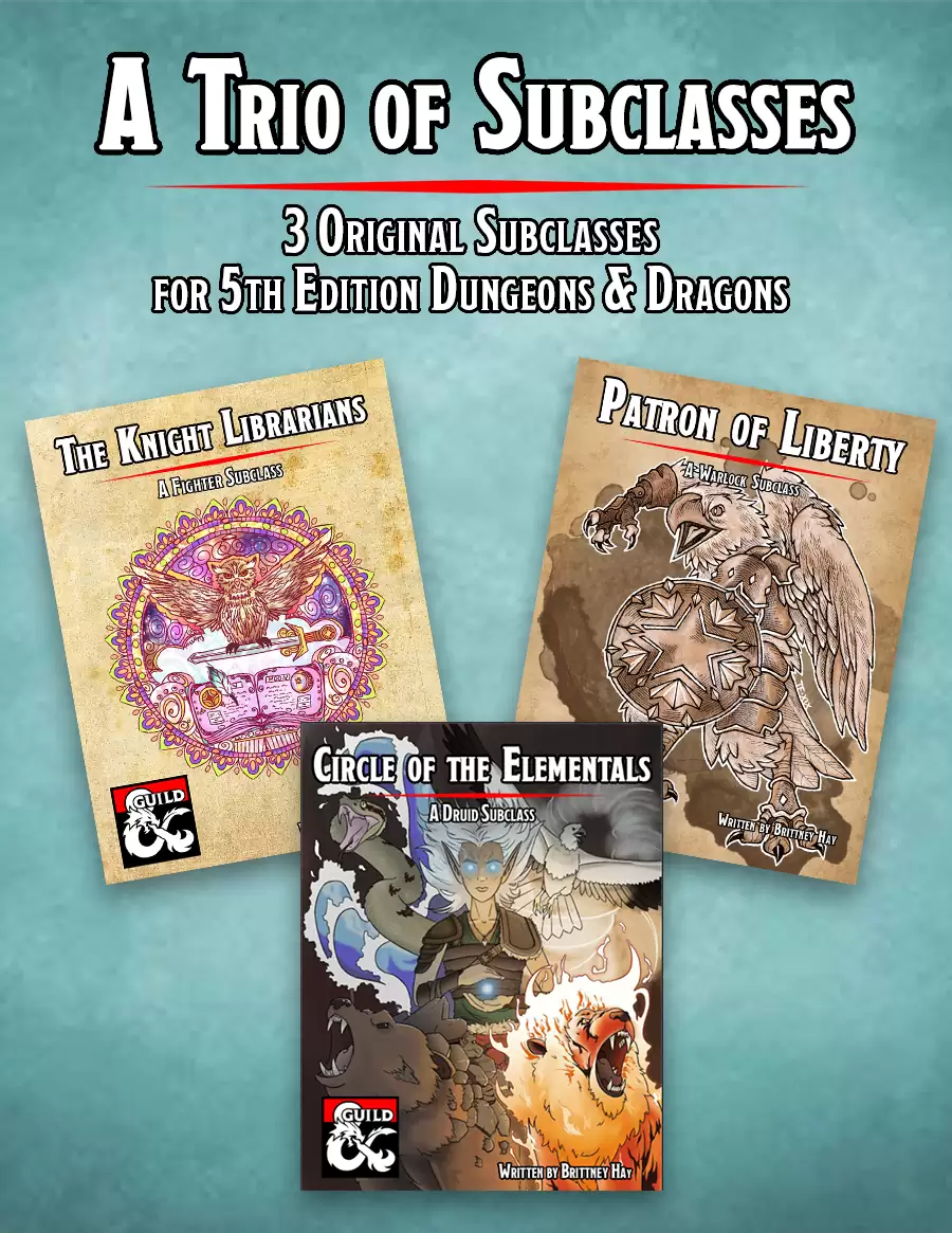 A Trio of Subclasses [BUNDLE] - Dungeon Masters Guild | DriveThruRPG