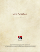 Lupin Player Race