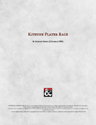 Kitsune Player Race