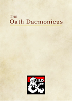 The Oath Daemonicus, A Paladin Subclass