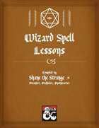 Wizard Spell Lessons