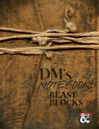 Beast Blocks - DM's Notebook