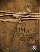Appendix B NPC Blocks - DM's Notebook